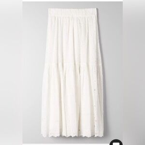 Wilfred Eyelet Detail Lined Crunkled A Line Morning Star Skirt